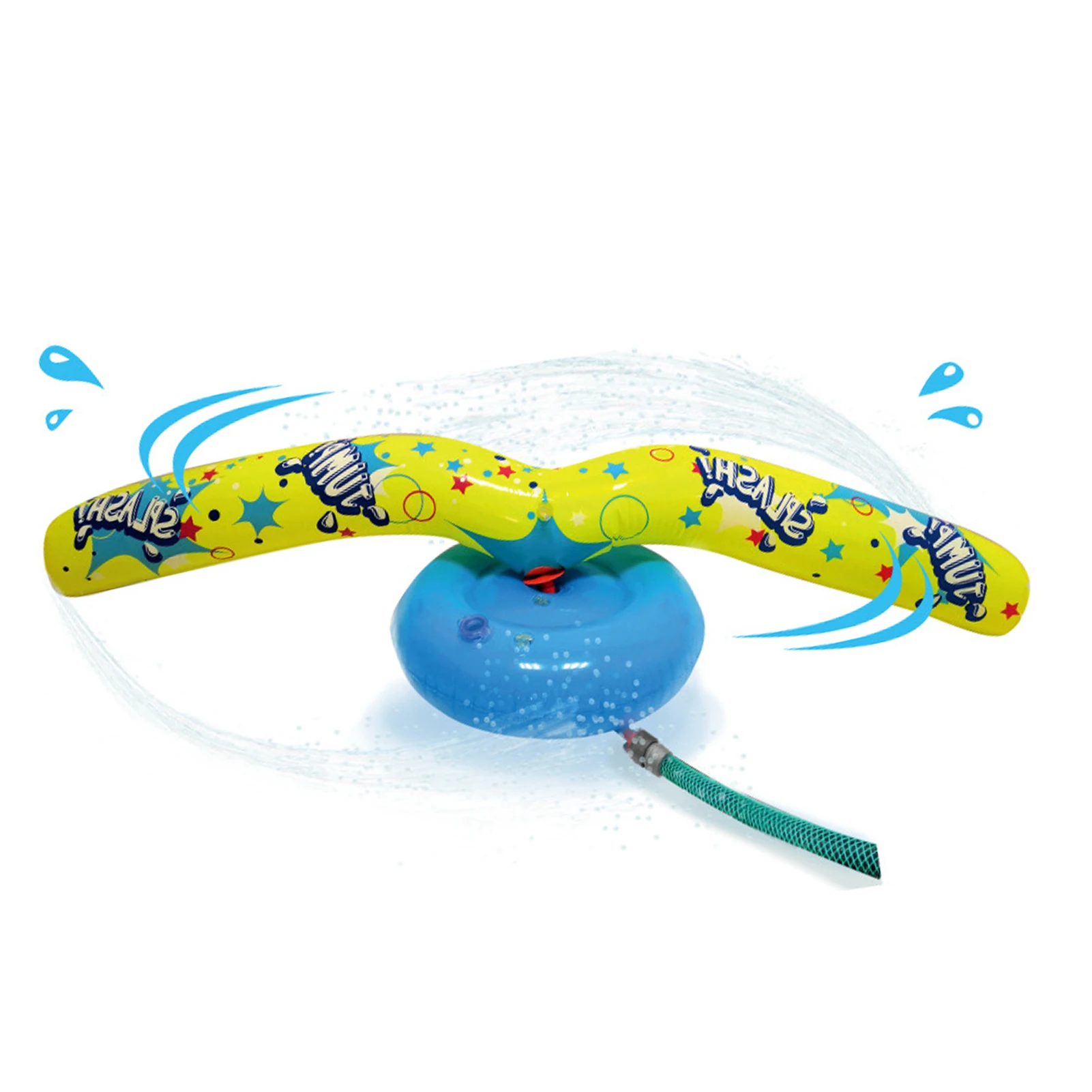 

Inflatable Summer Children Play Water Sprinkler Toy Spinning Water Spray Toy For Water Fun Party Rotating Water Sprinkler