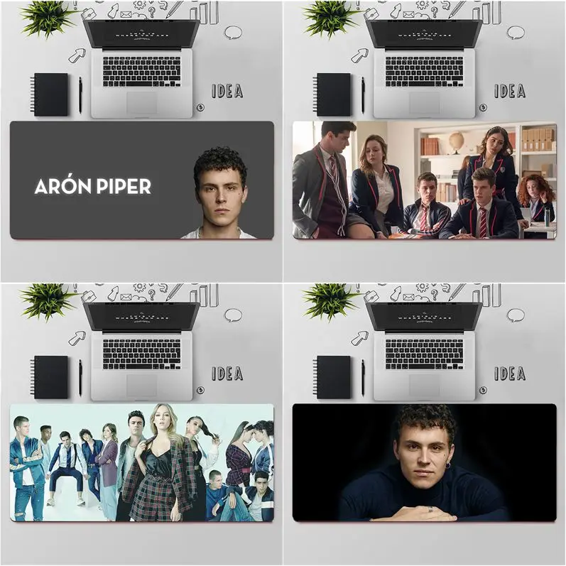 

FHNBLJ высокое качество испанская ТВ серия Элитный сезон Арон пипер Блокировка края коврик для мыши игровой резиновый компьютерный игровой ко...