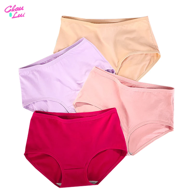 Chau Lui пикантные женские трусики размера плюс нижнее белье с высокой талией