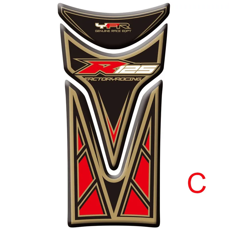 

Motorcycle Sticker For Yamaha YZFR125 2008-2016 R125 3D Tank Pad Protective Cover Decals Stickers