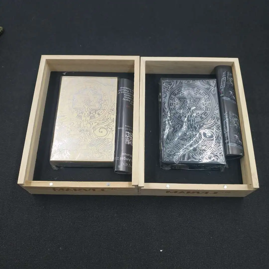 

New Marvec Guardian Angel box mod voltage regulation vape box aluminum alloy 18650 battery 510 thread suitable for RDA RTA RDTA