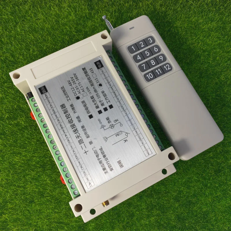 315/433 МГц DC 12V 24V 36V 48V 12CH 12 канальный РЧ Беспроводной дистанционного Управление