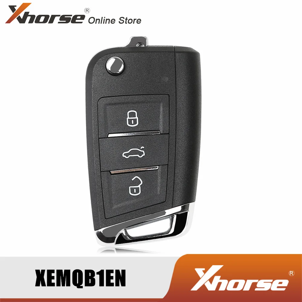 Универсальный супер-ключ XHORSE MQB XEMQB1EN с 3 кнопками и встроенным супер-чипом