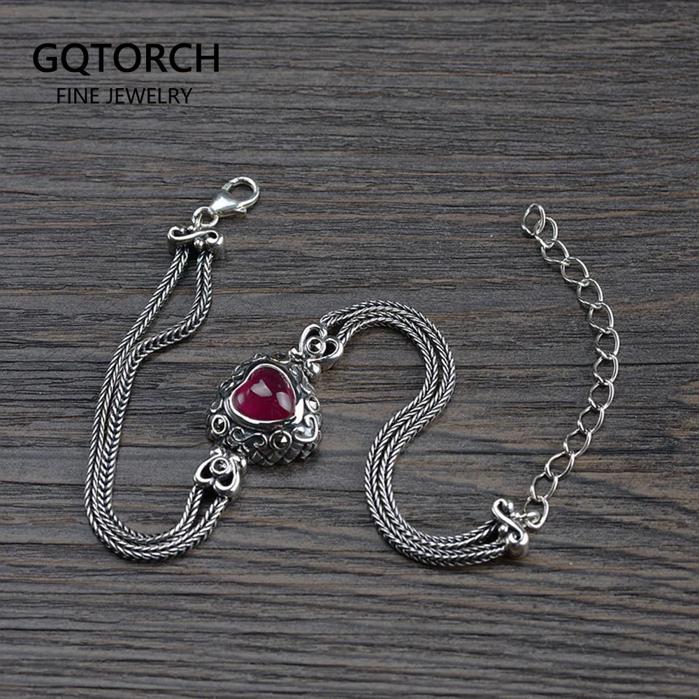 Женские браслеты цепочки из натуральной 925 пробы с серебряной оплеткой