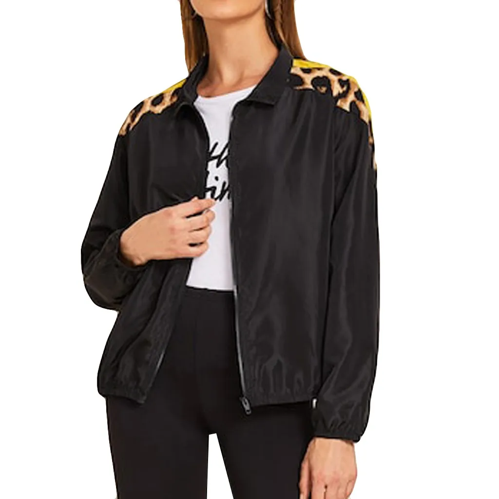 2019 ветровка женские леопардовые зимние сапоги модные пальто и куртки для женщин