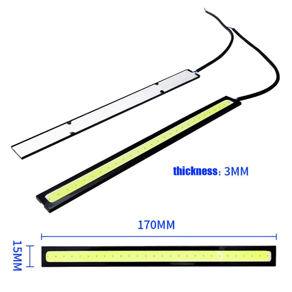 

LED Bar lights Auto COB Daytime Driving Dustproof Fog Running Shockproof