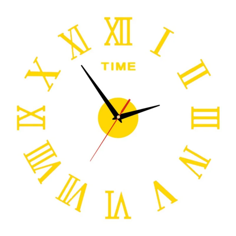 AS show Wall Clock Digital Watch Home Clocks Living Room Sticker Home Decor Relojes Adhesivos Decorativos Para Paredes - Цвет: AS show