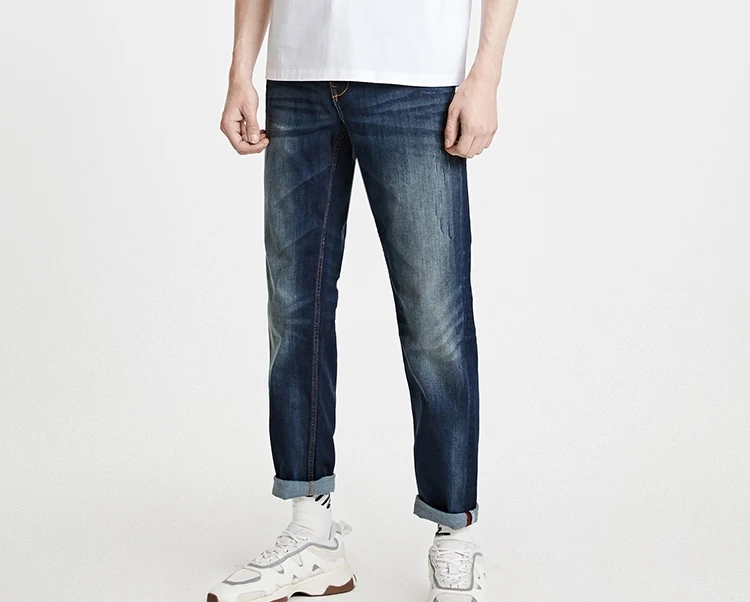 JackJones мужские модные трендовые узкие Стрейчевые джинсы, джинсовые штаны, мужская одежда 219132554