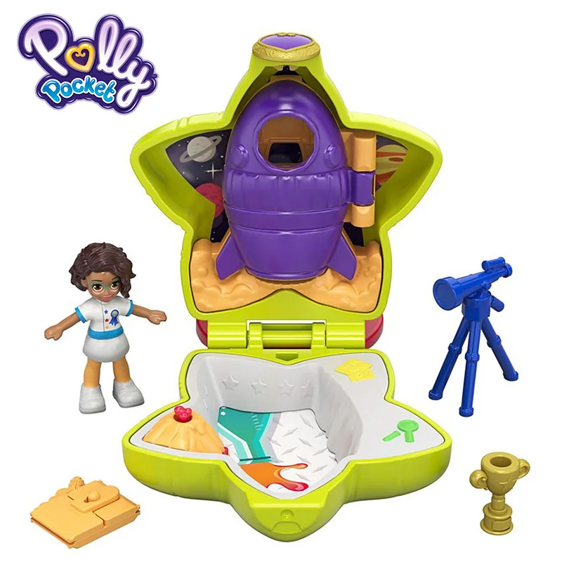 GCN09 Polly Pocket Kid Toys Teeny Tot Nursery Collection Funny Theme Mini Cute Doll Toy With Beauriful Box FRY29 Gift Carry On Dolls - Цвет: GCN09