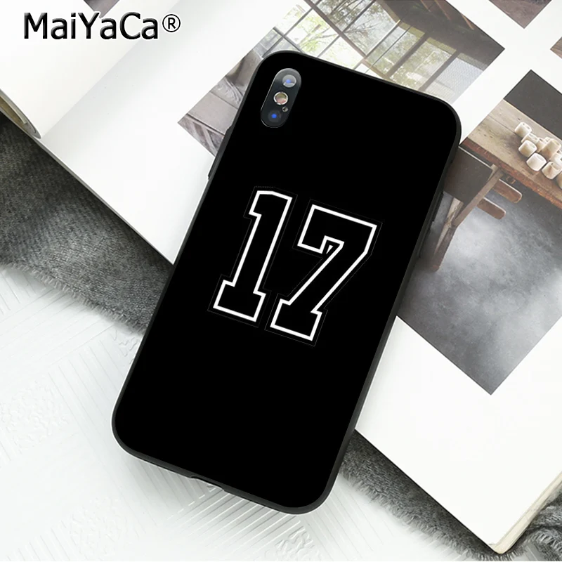 MaiYaCa счастливое число и буква чехол для телефона iphone 11 Pro 11Pro MAX 8 7 6S Plus X XS MAX 5 5S SE XR