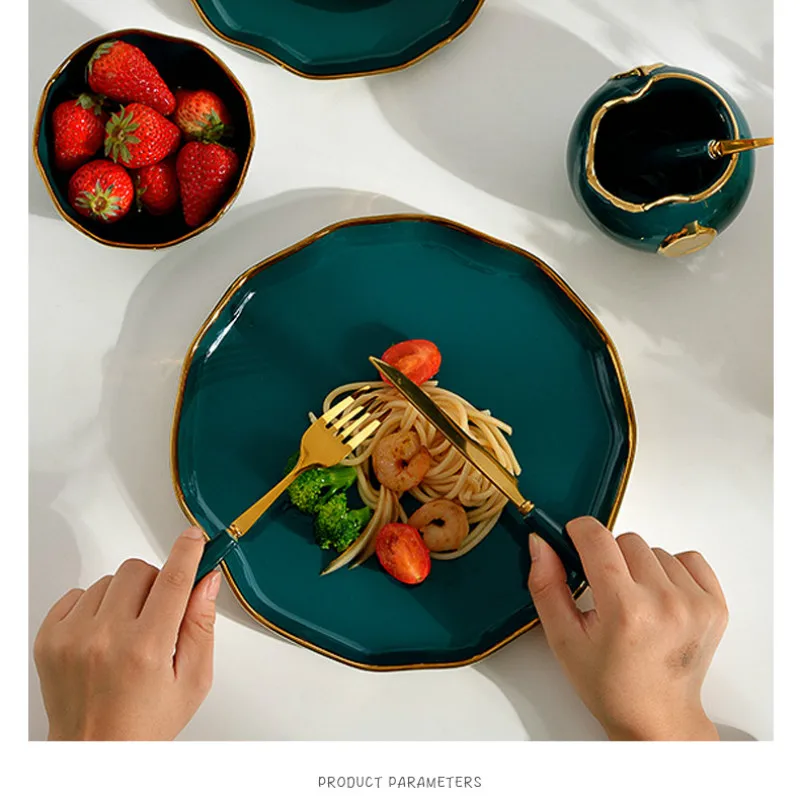 Керамическая посуда FANTERCY в скандинавском стиле креативный Набор тарелок виде