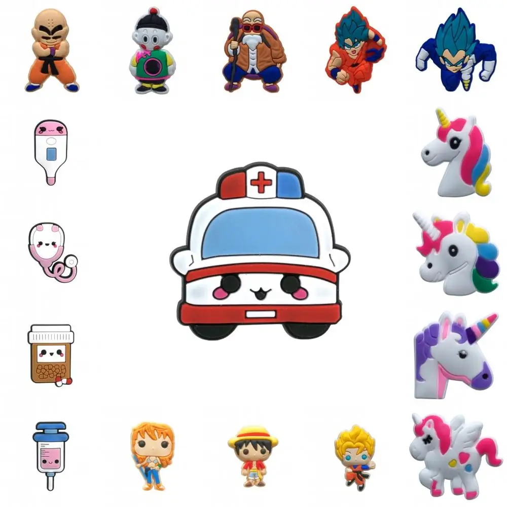 1 шт. броши из ПВХ в виде мультяшных персонажей|Броши| |