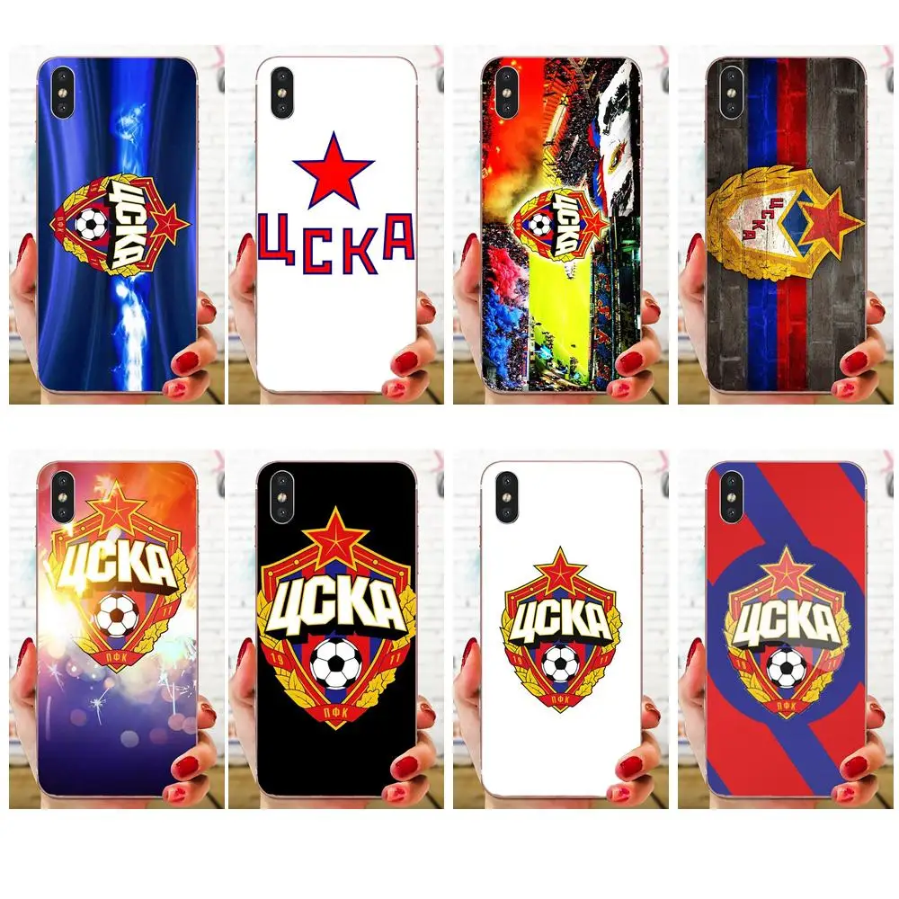 Pfc ЦСКА Мягкий ТПУ твердый чехол для Huawei Honor 4C 5A 5C 5X6 6A 6X7 7A 7C 7X8 8C 8S 9 10 10i 20 20i Lite рro