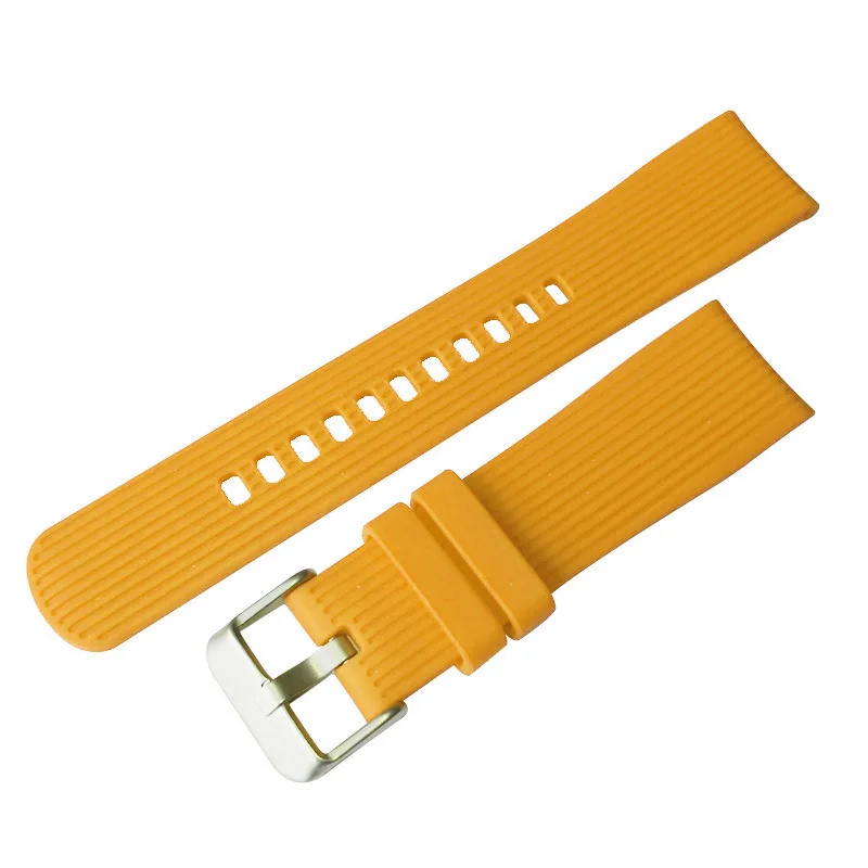 Orange Для samsung Galaxy 42 мм Active gear S2 classic Sport 20 мм силиконовый браслет для часов Ремешок для Huami Amazfit Bip GTR 42 ремешок - Цвет ремешка: Orange