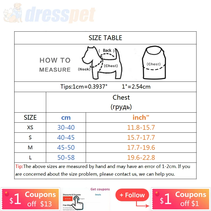 Dog Harness Vest For Small Medium Dogs Explosion Proof Strong Polyester No Pull Puppy Chihuahua Walking Harnesses | Дом и сад