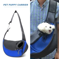 breathable pet dog carrier outdoor travel handbag pouch mesh oxford single shoulder bag puppy carrier sling comfort tote