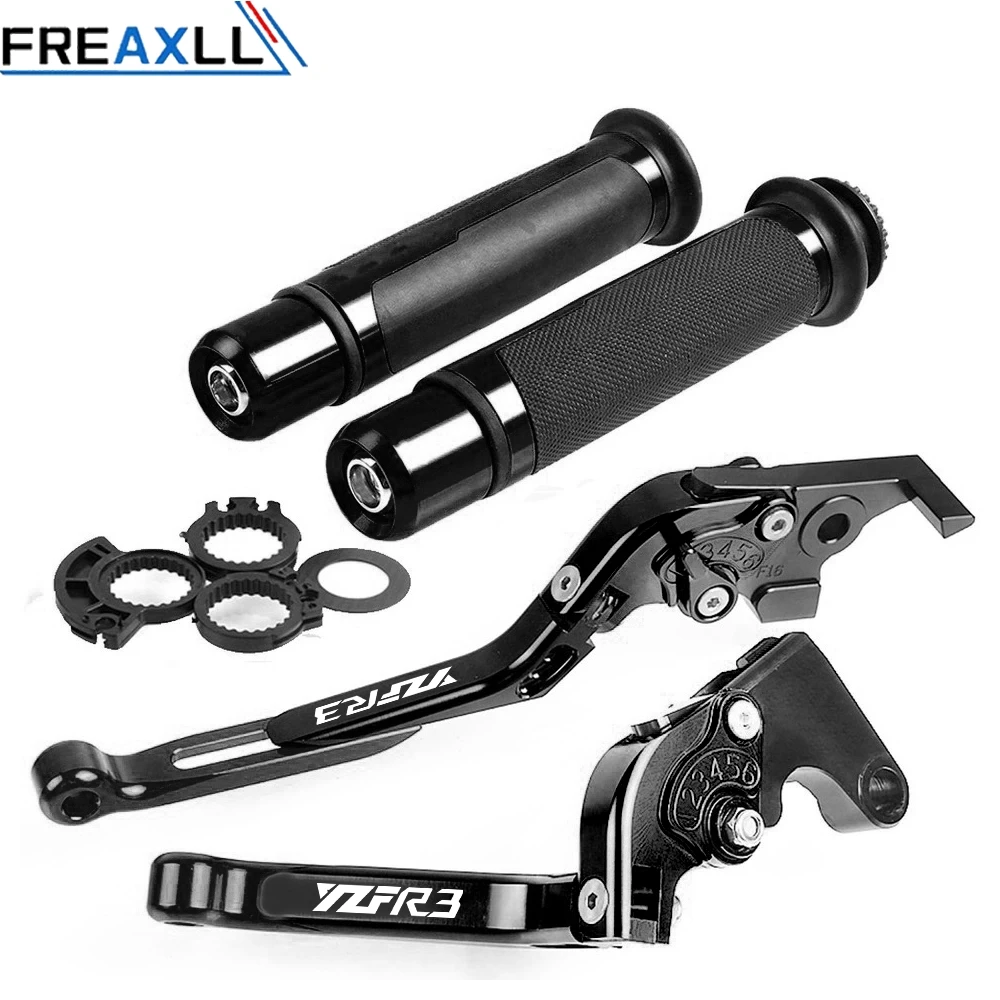 Motorcycle CNC Foldable Brake Clutch Lever Handle Hand Grips Set For YAMAHA YZFR3 YZF-R3 YZF R3 2015 2016 2017 2018 2019 2020 | Автомобили