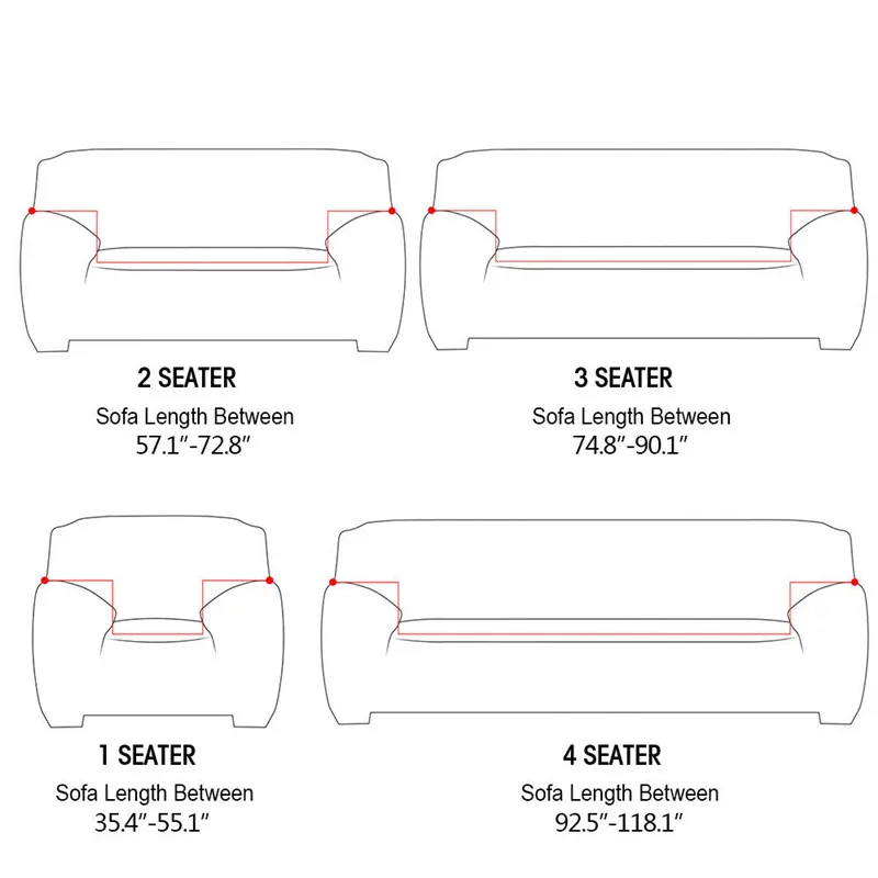 

Jacquard Sofa Covers Living Room Sectional Couch Covers Elastic Stretch Slipcovers Sofa Tight Wrap