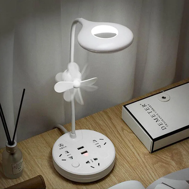 220V 3W LED lamp with socket EU UK plug bulb 5V USB led light clip holder Lampada Spotlight Table Home Decor | Лампы и освещение