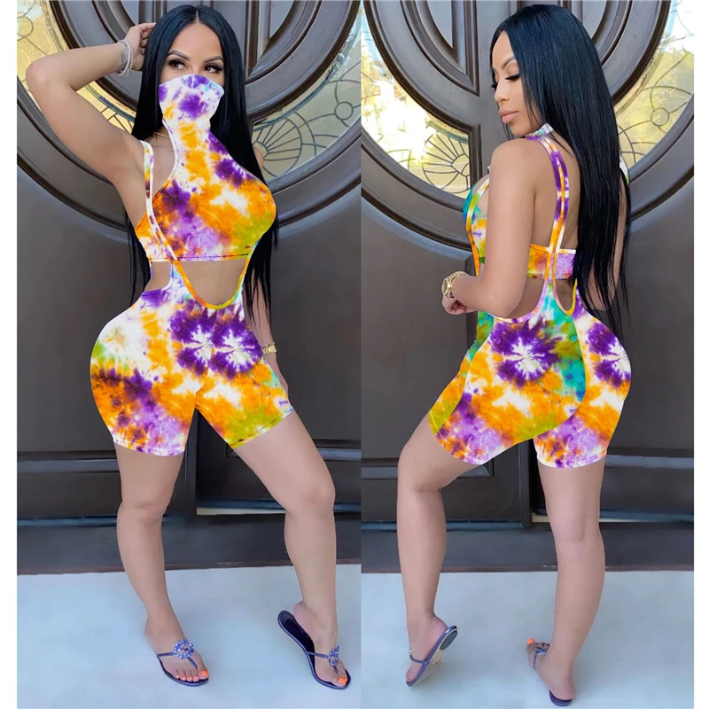 Женский костюм на бретельках Adogirl летний повседневный из двух предметов