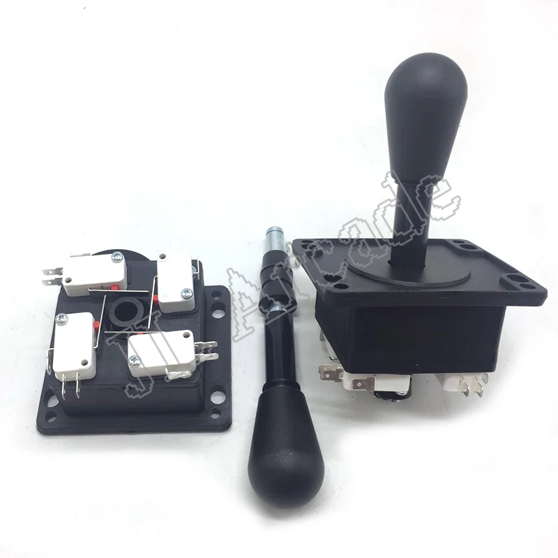 American Happ Style Arcade Joystick Precision 8 Way Competition Switchable Stick Elliptical Black Handle White Microswitches | Спорт и