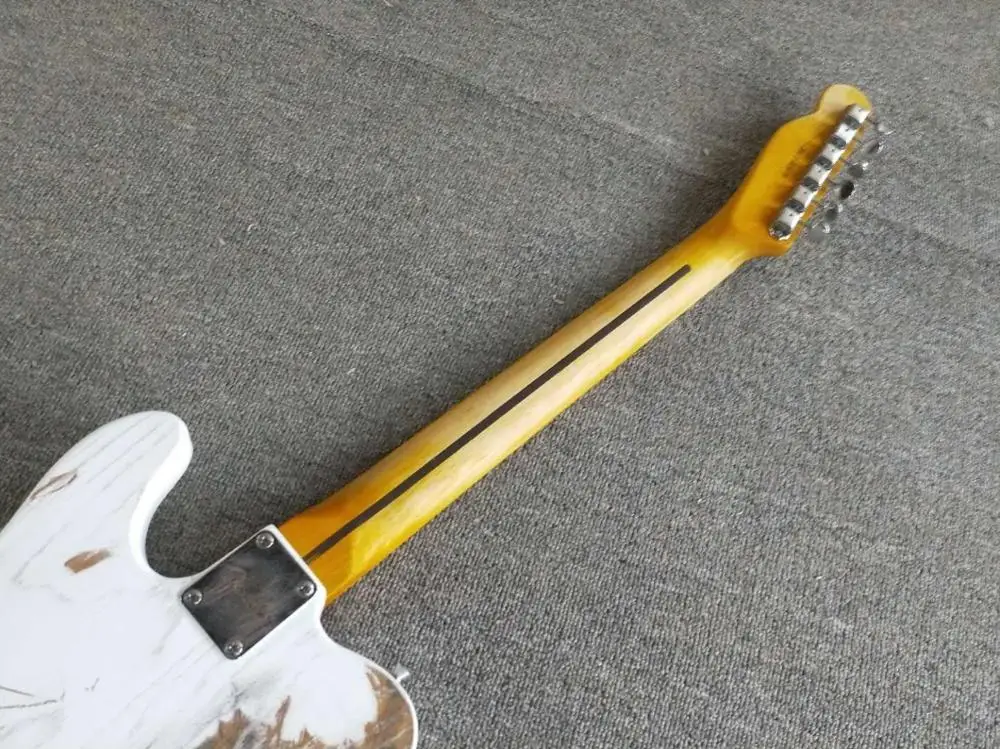 Заводская Будды (белый цвет telr электрогитара хром аппаратные средства гриф из