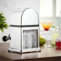 manual ice crusher stainless steel ice crusher ice shaver machine for home kitchen hand shaved ice machine for home bar kitchen