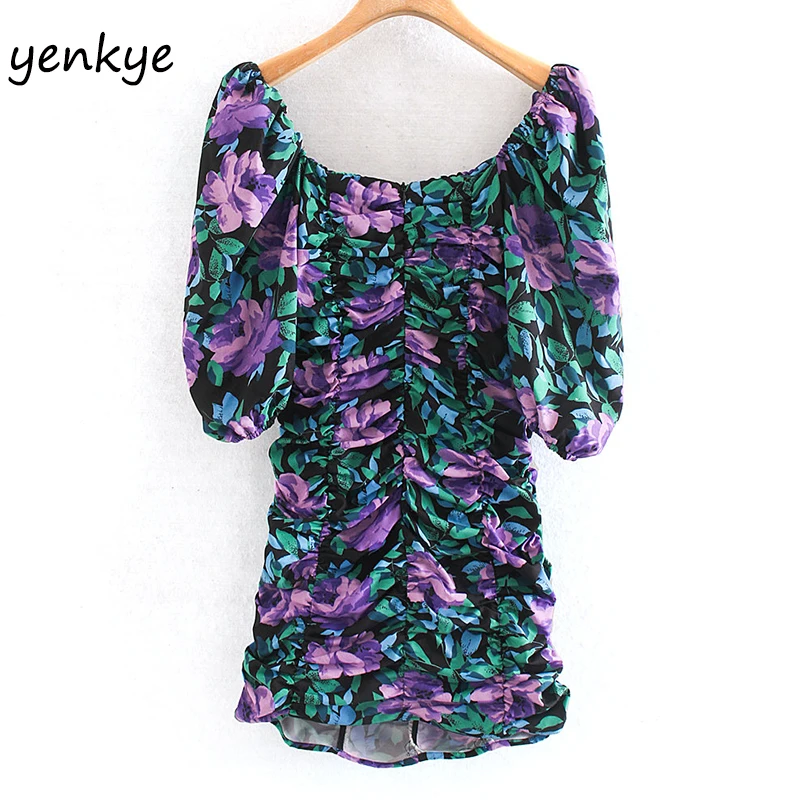 Модное женское эластичное ДРАПИРОВАННОЕ облегающее мини платье сексуальное