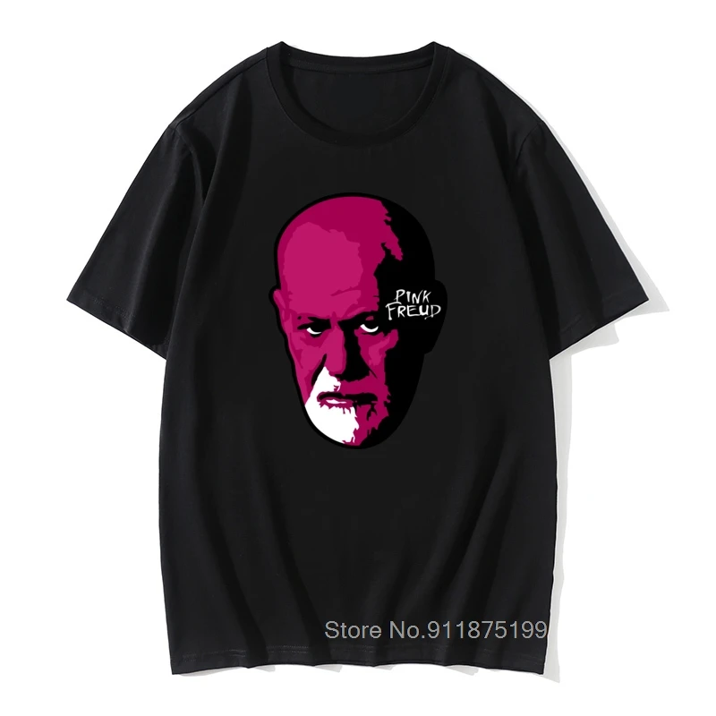 Мужские футболки Freud, розовая футболка Freud, 100% хлопковая футболка, забавная винтажная Мужская футболка с графическим рисунком bella freud свитер