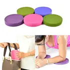 2 шт.компл. портативный небольшой круглый наколенник подстилка на коврик для йоги фитнес теленок коврик планка фитнес пластина Защита Коврик противоскользящий баланс защита