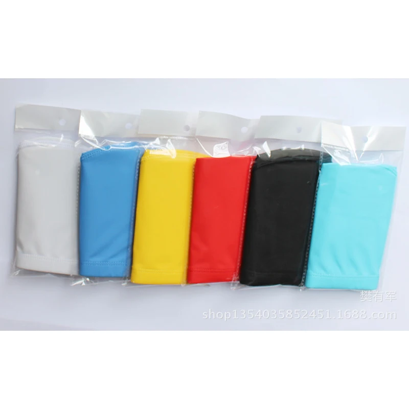 

2020 Elastic Waterproof PU Fabric Protect Ears Long Hair Sports Swim Pool Hat Swimming Cap Free size for Men & Women Solid Color