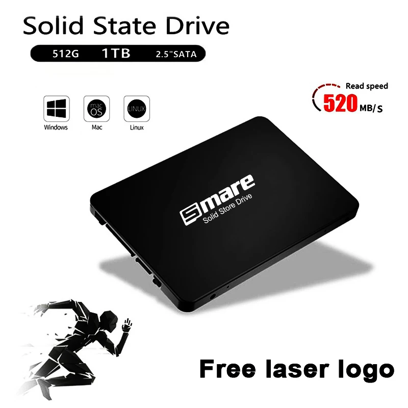 10PCS Smare Ssd 120GB 128GB 240GB 256GB 480GB 512GB 1TB Hdd 2.5 Hard Disk Disc 2.5 " Internal Solid State Drive Hard drive disk