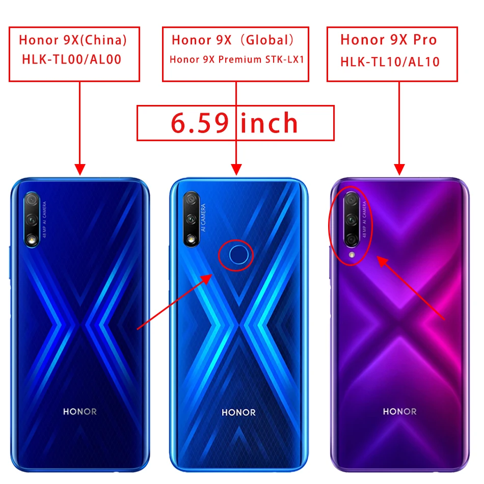 Силиконовый чехол для Huawei Honor 9X Pro мягкий из ТПУ карамельных цветов телефона