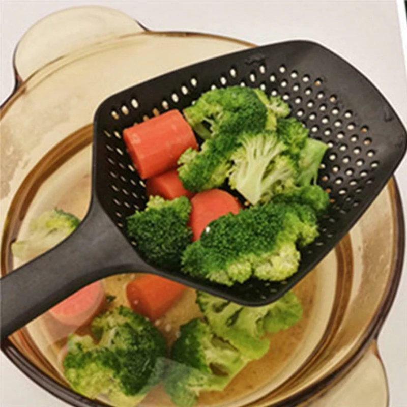 

Vegetable Strainer Scoop Colander Spoon Shovel Kitchen Cooking Gadgets Tools