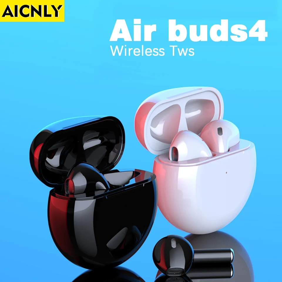Airbuds 4 беспроводные bluetooth наушники Сенсорное управление Стереонаушники