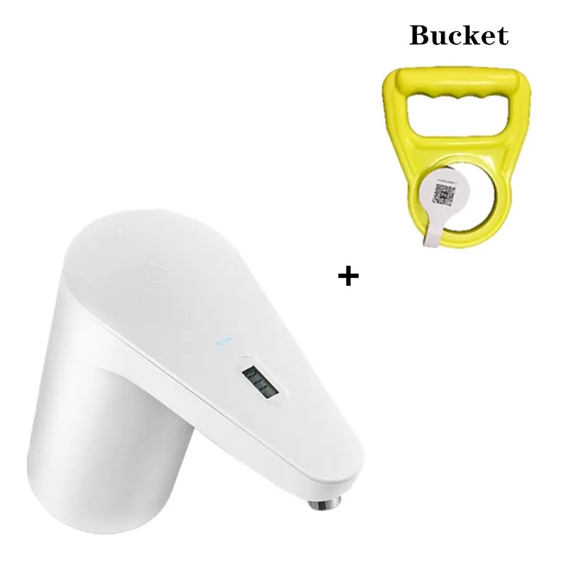 add bucket Xiaomi XiaoLang TDS автоматический сенсорный выключатель водяной насос мини беспроводной Перезаряжаемый Электрический диспенсер водяной насос для кухни - Цвет: add bucket