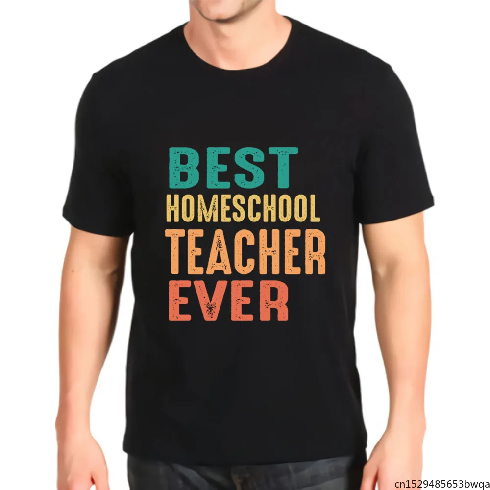 

Best Homeschool Teacher Ever Essential Ringer Anime Best Seller Top Men's T-shirt Graphic New T Shirt