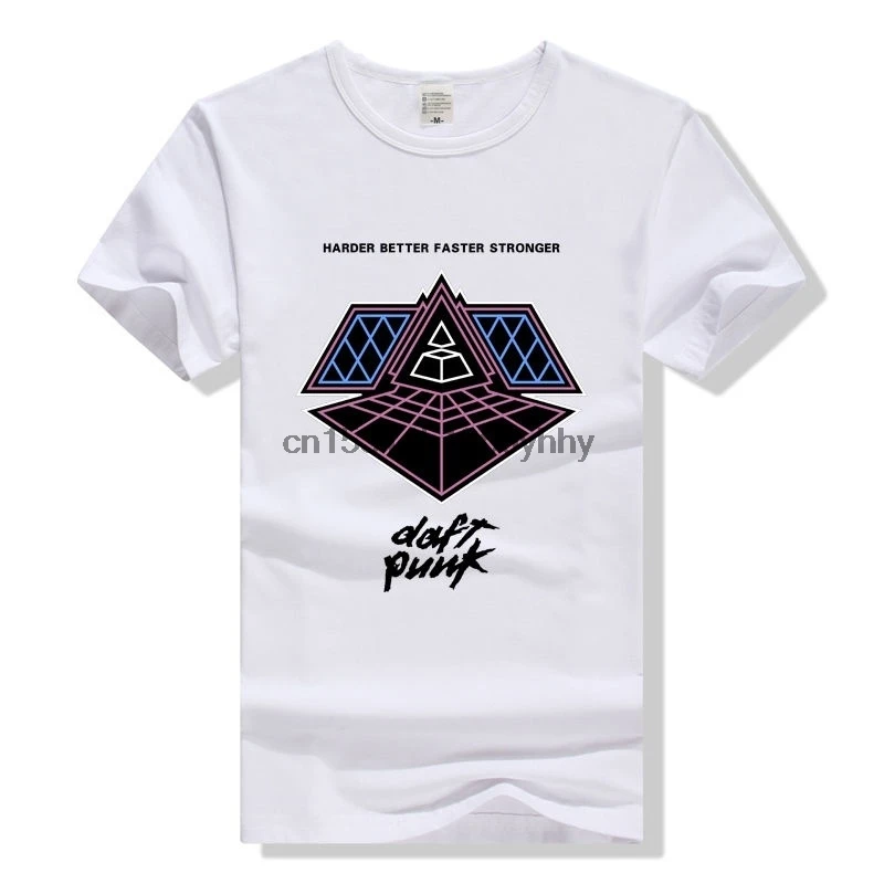 Мужская футболка Daft в стиле панк летняя модная с круглым вырезом и коротким