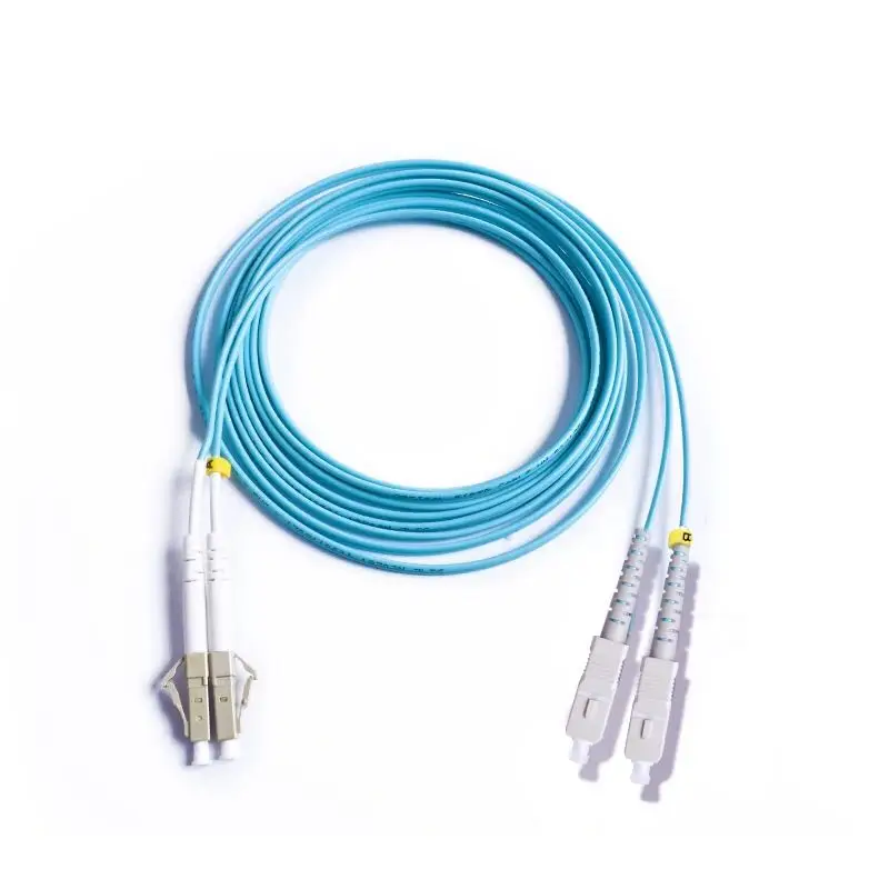 SC/UPC-LC/UPC многомодовый OM3 волоконный кабель дуплексный волоконно-оптическая