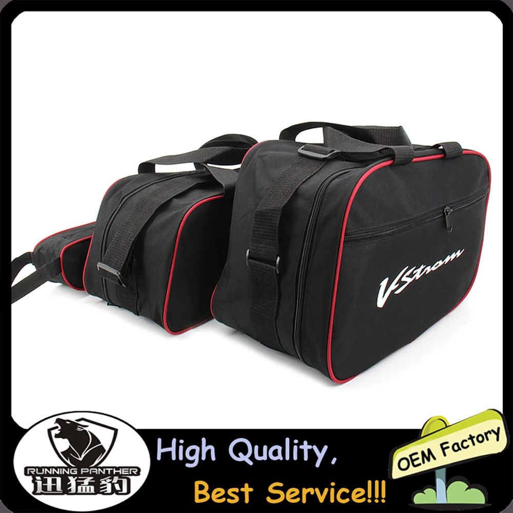 

For Suzuki V-STROM V STROM1000 VSTROM 1000 DL1000 DL 1000Motorcycle Saddle Bags Side Storage Luggage Bag Fork Tool Pouch