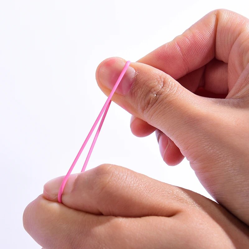 500 шт./лот красочные резиновые крючки держатель цепочки для очков концевых