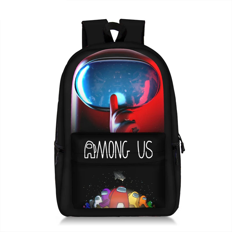 

Pikurb Kids Among Crewmate US Impostor Kindergarten Schoolbag Travel Notebook Backpack Students Bag Gifts
