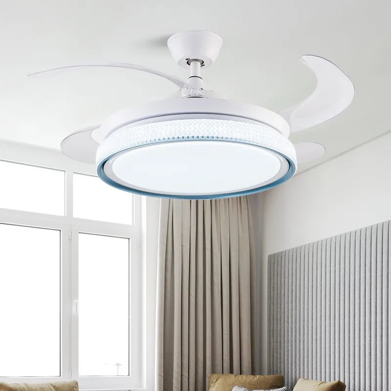 Новинка 2021 потолочный вентилятор со светодиодный Ной подсветкой люстра с