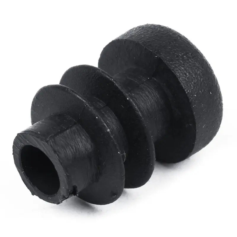 

10 Pcs Black Plastic 12mm Pipe End Blanking Caps Bung Tube Tubing Insert Round