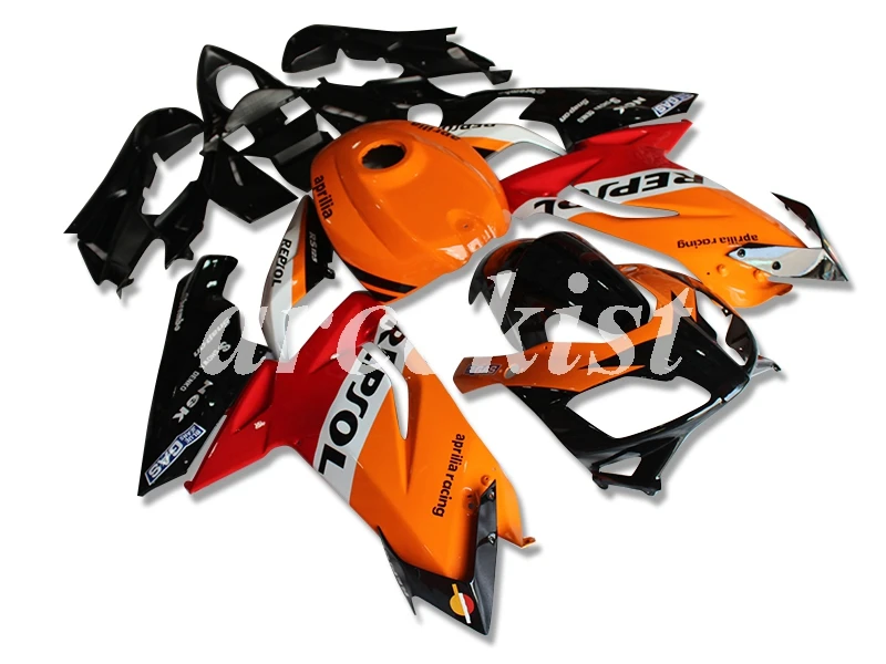 Bestellen Spritzguss Neue ABS Voll Verkleidungen Kit Fit Für Aprilia RS125 125 2006 2007 2008 2009 2010 2011 RS4 Freies Benutzerdefinierte Orange Rot