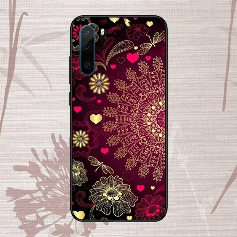 

Mandala flower Cove Phone Case For Huawei P20 P30 P40 lite Pro P Smart 2019 Mate 10 20 Lite Pro Nova 5t