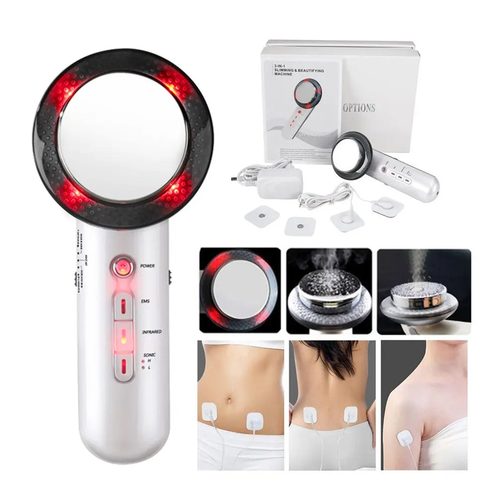

Slimming Ultrasound Cavitation Body Massager Electric Weight Loss Ultrasonic Therapy Face Skin Care Machine Massager for Face