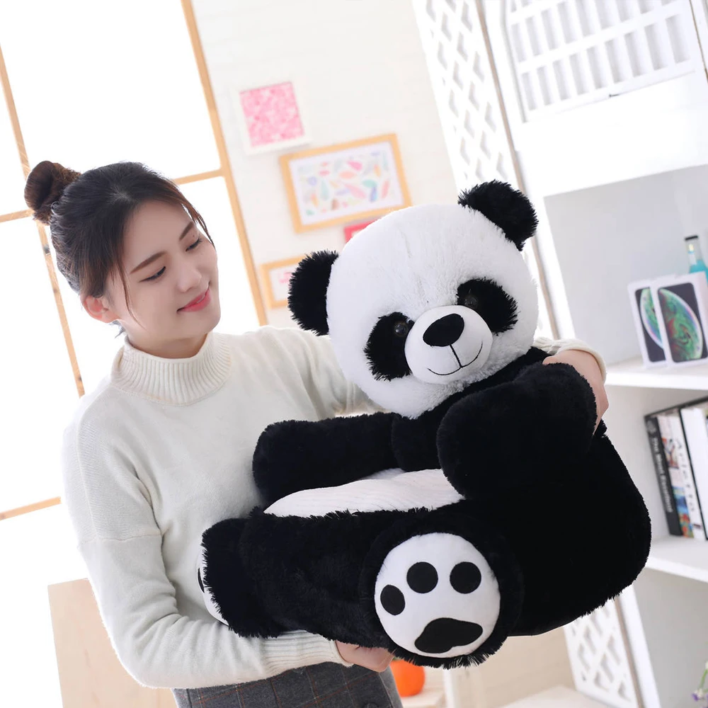 Функциональное мягкое набивное детское сиденье плюшевая игрушка медведь панда