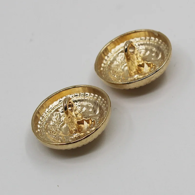 Металлические пуговицы в цветочек 10 шт. золотого цвета аксессуары для одежды