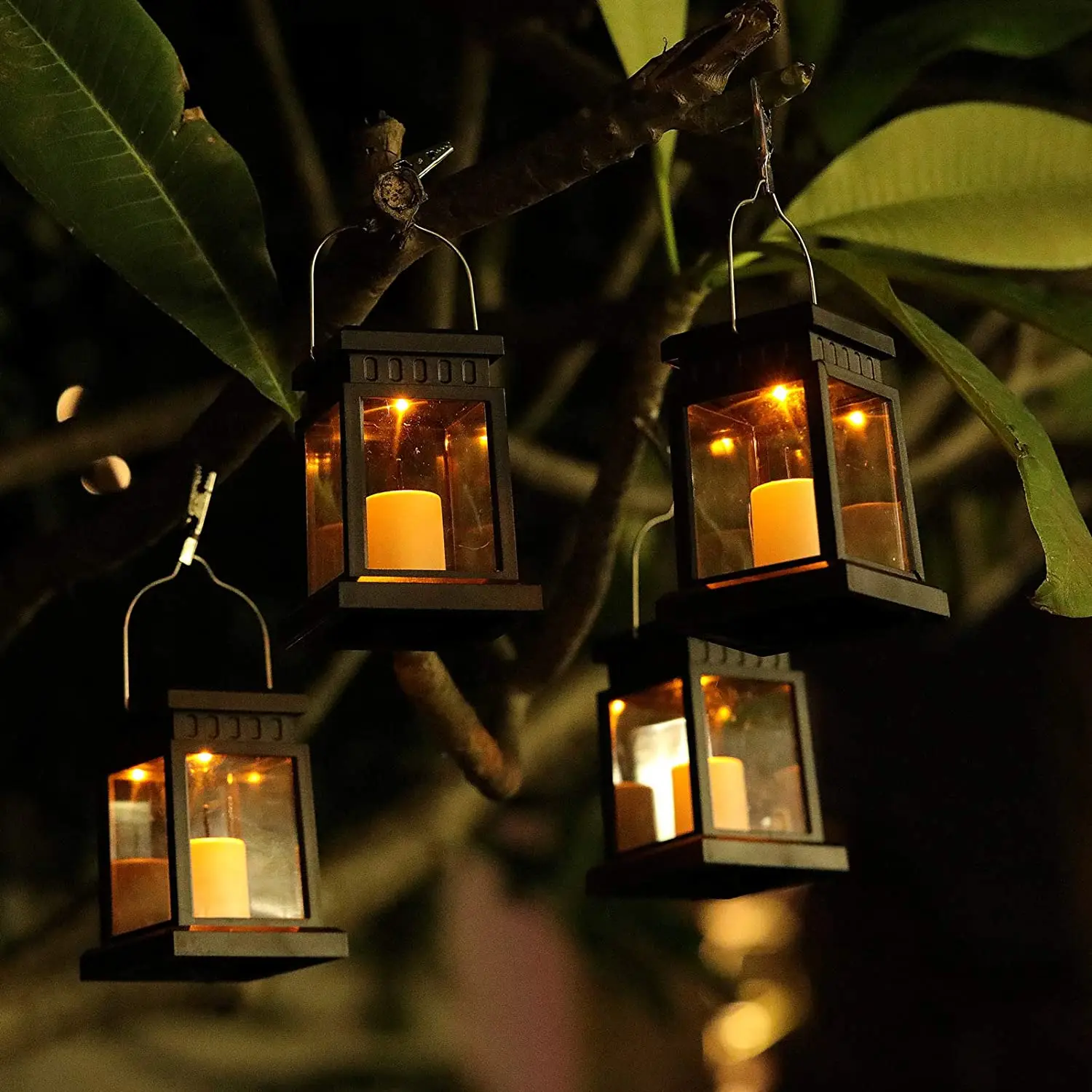 

Solar Led Light With Automatic Sensor Outdoor Waterproof Solar Candle Light Christmas Decoration Suitable For Courtyard Garden